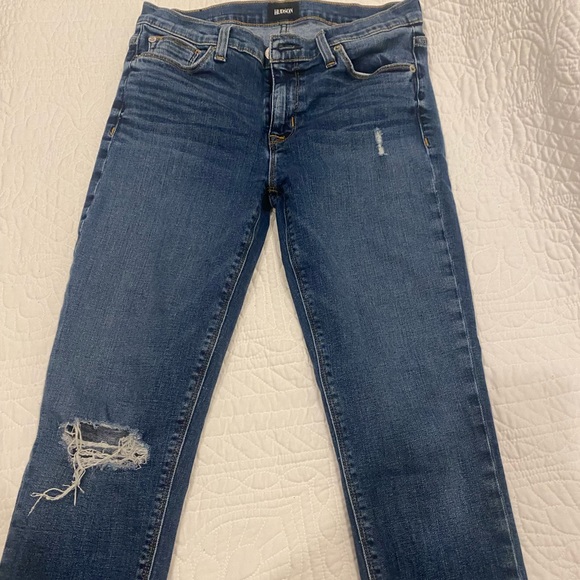 Hudson Midrise Distressed jeans - Picture 3 of 4